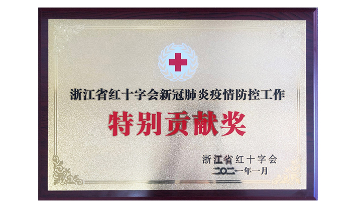 浙江省紅十字會授予銀河集團官網“新冠疫情防控特殊孝順獎”
