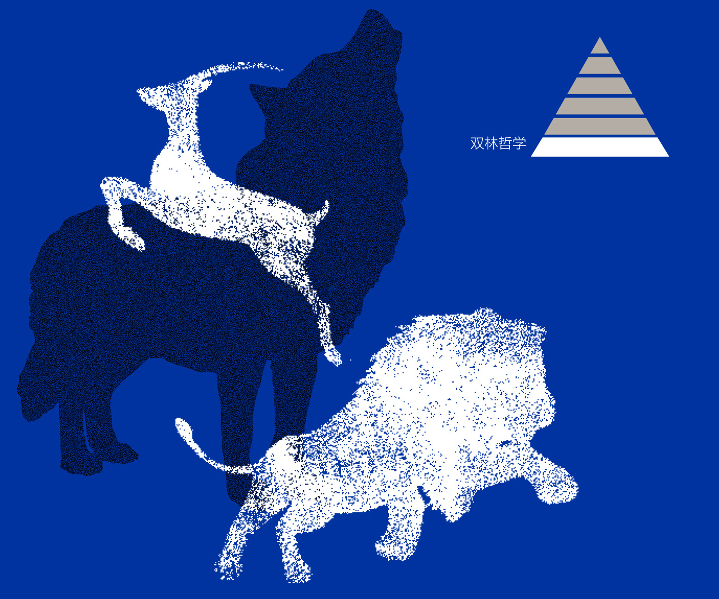 獅子、羚羊和狼